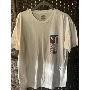 Vans White V Off The Wall Logo T-Shirt